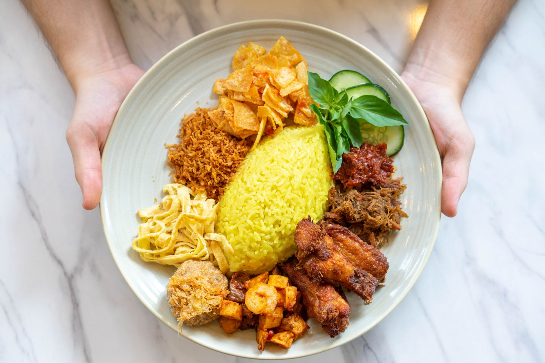 Hidangan signature Nasi Lemak Wanjo