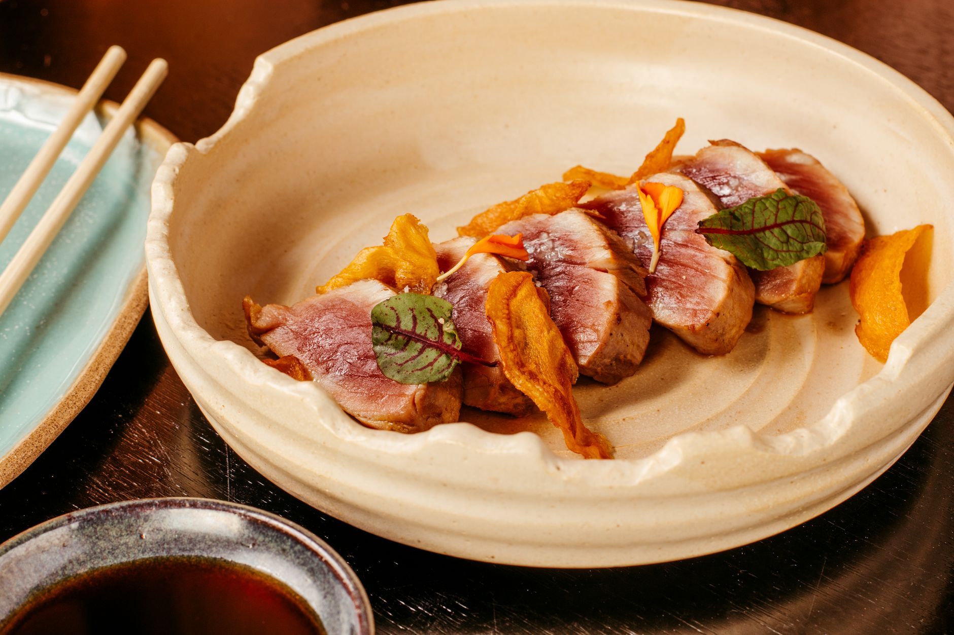 Topaz signature dish plated