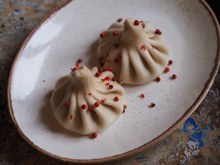 Khinkali at Khinkali House Tbilisi Georgia